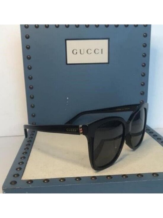 Authentic GUCCI New GG0459S 001 Rounded Square Sunglasses main image 5